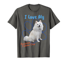 Ladda upp bild till gallerivisning, Funny shirts V-neck Tank top Hoodie sweatshirt usa uk au ca gifts for I Love My American Eskimo Dog Dog Lover Paw Print T-Shirt! 1405523