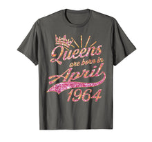 Ladda upp bild till gallerivisning, Funny shirts V-neck Tank top Hoodie sweatshirt usa uk au ca gifts for Queens born in April 1964 55th Birthday Gifts 55 years old 2680879