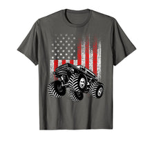 Ladda upp bild till gallerivisning, Monster Truck American Flag Racing USA Patriotic T-Shirt T-Shirt 964917