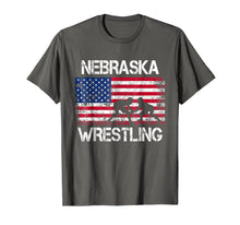 Ladda upp bild till gallerivisning, Funny shirts V-neck Tank top Hoodie sweatshirt usa uk au ca gifts for Nebraska Wrestling American Flag Shirt 4040459