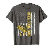 Ladda upp bild till gallerivisning, Mens REEL COOL DAD Fishing Father's Day Gift T Shirt Papa Daddy 76318