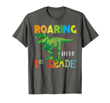 Ladda upp bild till gallerivisning, Roaring Into 1st Grade T-Rex Dinosaur Back to School Shirt. 1289655