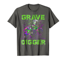 Ladda upp bild till gallerivisning, Grave Green Digger T-Shirt Monster Truck Shirt Tee Kids