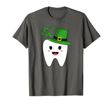 Ladda upp bild till gallerivisning, Cute Tooth With Hat Dental Assistant Gifts St Patricks day T-Shirt-261838