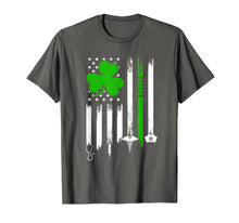 Ladda upp bild till gallerivisning, American Flag Shamrock Nurse St Patrick's Day Gifts TShirt466086