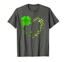 Ladda upp bild till gallerivisning, Heart Shamrock Butterfly Happy St Patrick's Day Gifts T-Shirt-517295