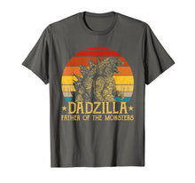 Ladda upp bild till gallerivisning, Dadzilla Father Of The Monsters Retro Vintage Sunset TShirt88491