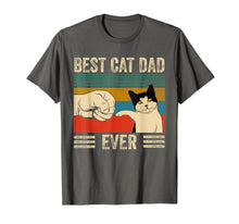 Ladda upp bild till gallerivisning, Mens Vintage Best Cat Dad Ever Bump Fit T-Shirt-308896