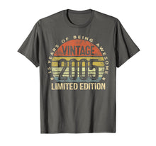Ladda upp bild till gallerivisning, 15 Year Old Gifts Vintage 2005 Limited Edition 15th Birthday T-Shirt-146376