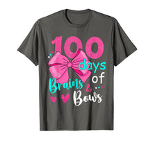 Ladda upp bild till gallerivisning, 100 Days Of Brains Bows 100th Day Of School Gifts Kids Girls T-Shirt-4050266