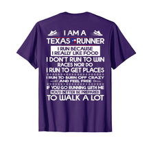 Ladda upp bild till gallerivisning, Funny shirts V-neck Tank top Hoodie sweatshirt usa uk au ca gifts for I'm a Texas Runner I Run Because I Really Like Food T-Shirt 4271627