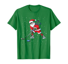 Ladda upp bild till gallerivisning, Funny shirts V-neck Tank top Hoodie sweatshirt usa uk au ca gifts for Funny Santa Claus Christmas Ice Hockey Gifts Kids Boys T-Shirt 93711