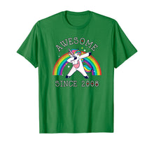 Ladda upp bild till gallerivisning, Dabbing Unicorn Birthday Girl Gifts 11 Years Old Since 2008 T-Shirt 214860