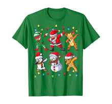 Ladda upp bild till gallerivisning, Funny shirts V-neck Tank top Hoodie sweatshirt usa uk au ca gifts for Dabbing Santa Elf Friends Christmas Kids Boys Men Xmas Gifts T-Shirt 24841