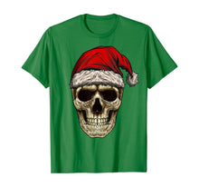 Ladda upp bild till gallerivisning, Funny shirts V-neck Tank top Hoodie sweatshirt usa uk au ca gifts for Santa Hat Sugar Skull Day Of The Dead Funny Christmas Skull T-Shirt 669252