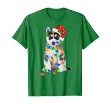 Ladda upp bild till gallerivisning, Funny shirts V-neck Tank top Hoodie sweatshirt usa uk au ca gifts for Black Husky Christmas Light Funny Dog Xmas Tree T-Shirt 776541
