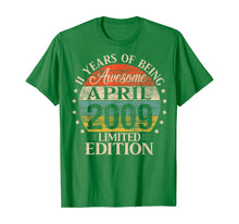 Ladda upp bild till gallerivisning, 11 Year Old Gifts April 2009 Limited Edition 11th Birthday TShirt396646