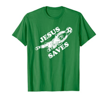 Ladda upp bild till gallerivisning, Funny shirts V-neck Tank top Hoodie sweatshirt usa uk au ca gifts for Jesus Saves Soccer Goalie t-shirt 2707187