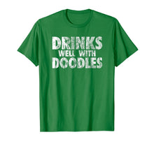 Ladda upp bild till gallerivisning, Drinks Well With Doodles Tshirt - Goldendoodle Gift 1065306