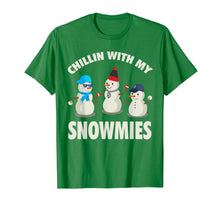Ladda upp bild till gallerivisning, Funny shirts V-neck Tank top Hoodie sweatshirt usa uk au ca gifts for Chillin With My Snowmies Shirt - Funny Christmas Snowman Tee 2459156