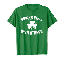 Ladda upp bild till gallerivisning, Funny shirts V-neck Tank top Hoodie sweatshirt usa uk au ca gifts for Funny St Patricks Day Drinking Shirt Drinks Well With Others 1346475