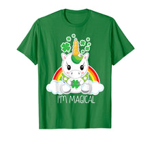Ladda upp bild till gallerivisning, Funny shirts V-neck Tank top Hoodie sweatshirt usa uk au ca gifts for Girls Cute Unicorn Im Magical Shirt Gift for St Patricks Day 2416981