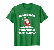 Ladda upp bild till gallerivisning, Funny shirts V-neck Tank top Hoodie sweatshirt usa uk au ca gifts for CUTE DABBING THROUGH THE SNOW T-SHIRT Funny Santa Has Swag 2099258