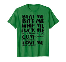 Ladda upp bild till gallerivisning, Funny shirts V-neck Tank top Hoodie sweatshirt usa uk au ca gifts for Beat me bite me whip me shirt 3346439