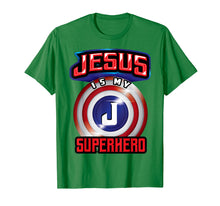 Ladda upp bild till gallerivisning, Funny shirts V-neck Tank top Hoodie sweatshirt usa uk au ca gifts for Jesus Is My Superhero Shirt | Cute Powerful Christian Gift 2747312