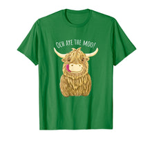 Ladda upp bild till gallerivisning, Funny shirts V-neck Tank top Hoodie sweatshirt usa uk au ca gifts for Cute Cartoon Scottish Highland Cow 'Och Aye' T-Shirt 3292928
