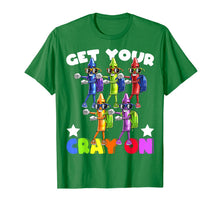 Ladda upp bild till gallerivisning, Get Your Cray On Flossing Crayons Back to School Shirt Kids 822548