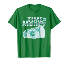 Ladda upp bild till gallerivisning, Time Is Money Dollars And Watch Cool Graphic Novelty T-Shirt 894636