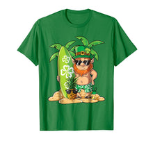 Ladda upp bild till gallerivisning, Funny shirts V-neck Tank top Hoodie sweatshirt usa uk au ca gifts for Leprechaun Hawaiian Surfing T Shirt St Patricks Day Hawaii 1566299