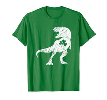 Ladda upp bild till gallerivisning, Dinosaur Shamrock Green St Patrick's Day Gifts Boys Kids T-Shirt-2466370
