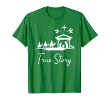 Ladda upp bild till gallerivisning, Funny shirts V-neck Tank top Hoodie sweatshirt usa uk au ca gifts for Christmas Nativity Shirt True Story Nativity Scene Gifts T-Shirt 934574