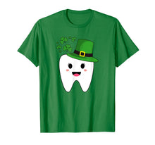 Ladda upp bild till gallerivisning, Cute Tooth With Hat Dental Assistant Gifts St Patricks day T-Shirt-261838
