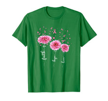 Ladda upp bild till gallerivisning, Faith Hope Love : Pink Daisy Flower Breast Cancer Awareness T-Shirt 101439