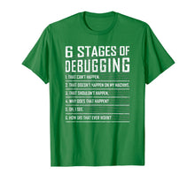 Ladda upp bild till gallerivisning, 6 Stages of Debugging Bug Coding Computer Funny Programmer T-Shirt-1555890