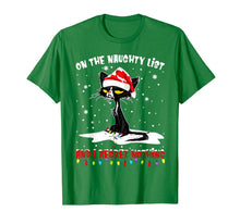 Ladda upp bild till gallerivisning, Funny shirts V-neck Tank top Hoodie sweatshirt usa uk au ca gifts for On The Naughty List And I Regret Nothing cat Christmas gift T-Shirt 86834