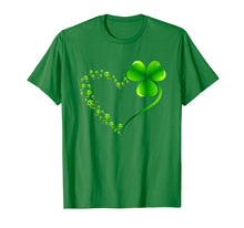 Ladda upp bild till gallerivisning, Turtle Heart Leaf Irish St. Patrick Day Clover Heart TShirt257342