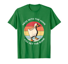 Ladda upp bild till gallerivisning, Mess With The Honk You Get The Bonk Goose Memes Gifts T-Shirt