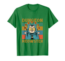 Ladda upp bild till gallerivisning, Dungeon Meowster Funny NerdyGamer Cat-D20 Dice RPG T-Shirt647017