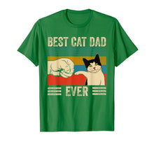 Ladda upp bild till gallerivisning, Mens Vintage Best Cat Dad Ever Bump Fit T-Shirt-308896