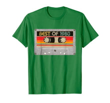 Ladda upp bild till gallerivisning, Best Of 1980 40th Birthday Gifts Cassette Tape Vintage T-Shirt-87736