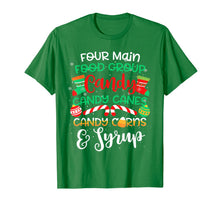 Ladda upp bild till gallerivisning, Four Main Food Groups Elf Buddy Christmas Pajama Xmas Gifts T-Shirt-3112313