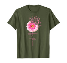 Ladda upp bild till gallerivisning, Pink Ribbon Daisy Faith - Breast Cancer T Shirt T-Shirt 29177