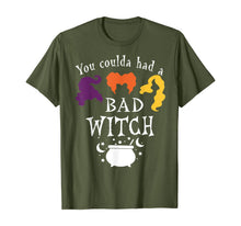 Ladda upp bild till gallerivisning, Vintage You Coulda Had a Bad Witch Halloween Funny T-Shirt 36906