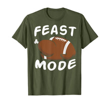 Ladda upp bild till gallerivisning, Feast Mode Football Turkey Funny Thanksgiving Gift T-Shirt 402332