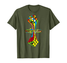 Ladda upp bild till gallerivisning, AWESOME GRAPHIC MELTING RUBIK RUBIX RUBICS CUBE Solved Rubik T-Shirt 472018