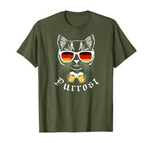 Ladda upp bild till gallerivisning, Oktoberfest T Shirt Funny Prost Pun Purrost Cat 166504